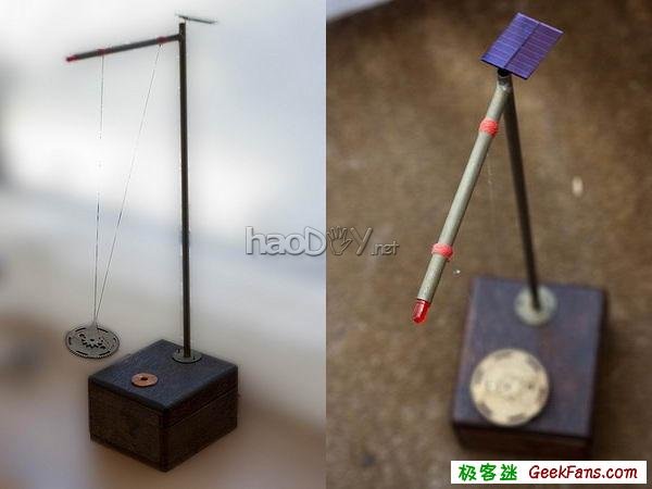 太阳能小制作:太阳能钟摆