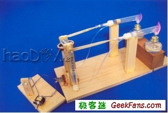 制作双缸斯特林引擎发电机