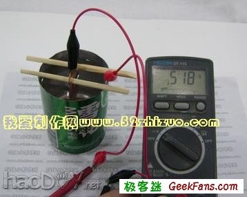 科技小制作:易拉罐电池