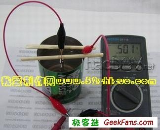 科技小制作:易拉罐电池