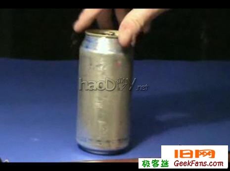 用易拉罐自制爆米花机