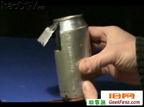 用易拉罐自制爆米花机