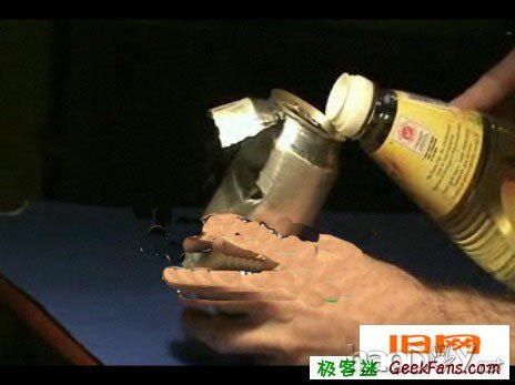 用易拉罐自制爆米花机