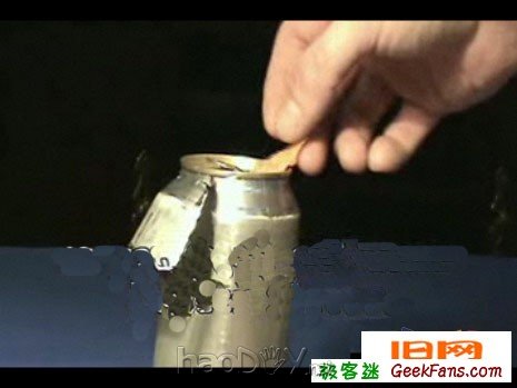 用易拉罐自制爆米花机