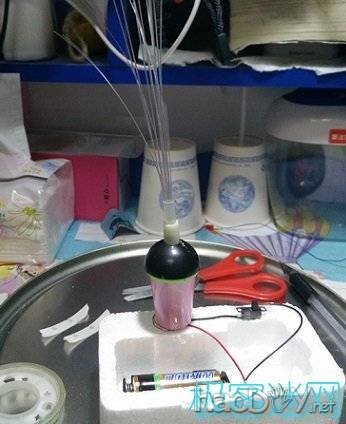 【原创】DIY简易光纤灯