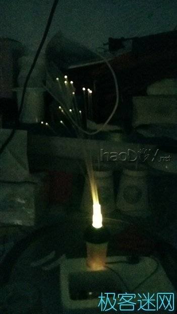 【原创】DIY简易光纤灯