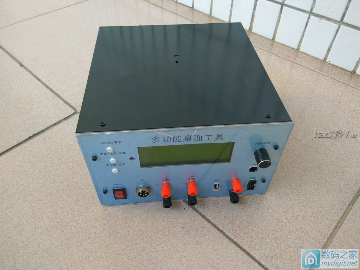 Re:终于可用,小制作,多功能桌面工具组合,功能有万年历、烙铁、电源、假负载、收 .. 终于可用,小制作,多功能桌面工具组合,功能有万年历、烙铁、电