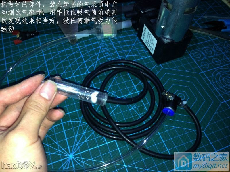 费心DIY打造一台平民级数显带气压 可焊接两用的白光T12电动吸锡