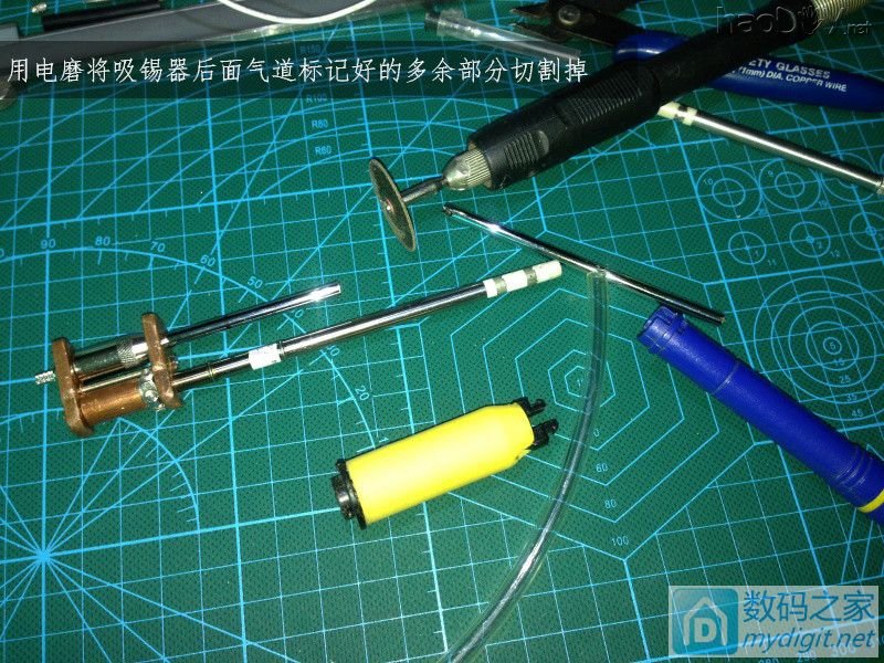 费心DIY打造一台平民级数显带气压 可焊接两用的白光T12电动吸锡