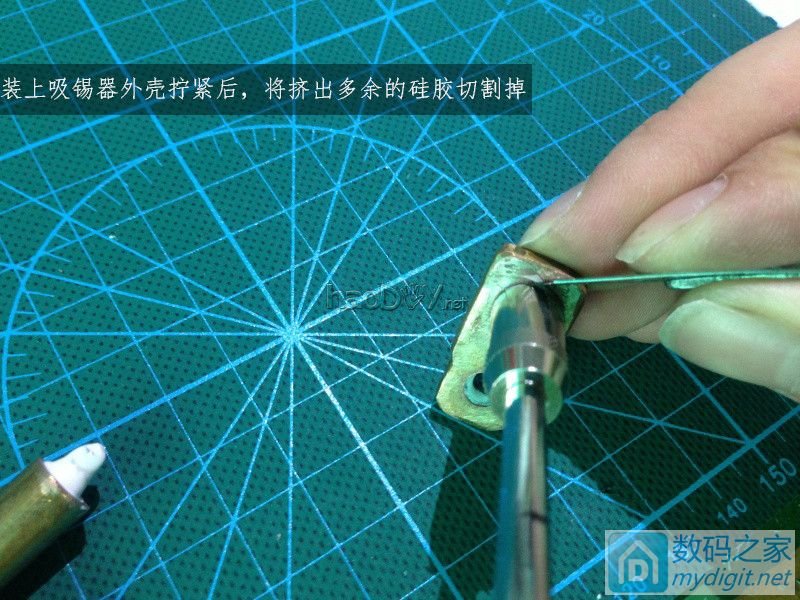 费心DIY打造一台平民级数显带气压 可焊接两用的白光T12电动吸锡