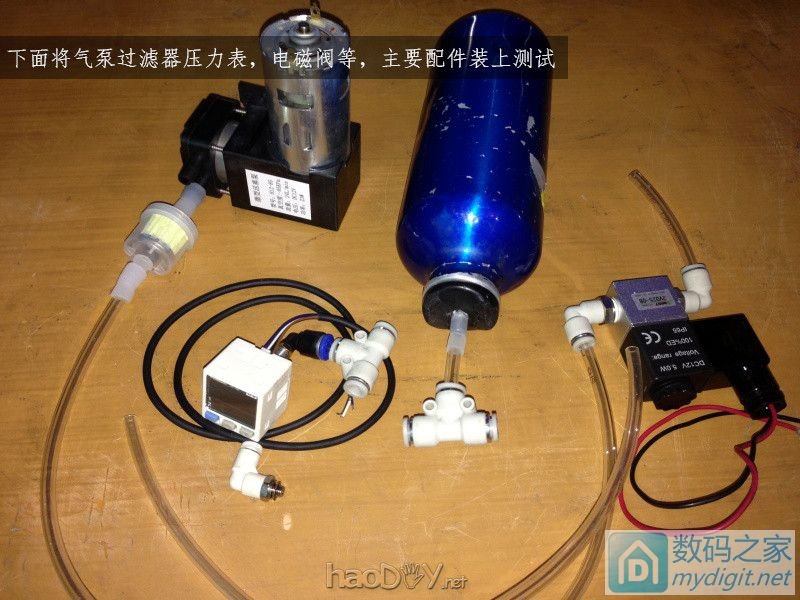 费心DIY打造一台平民级数显带气压 可焊接两用的白光T12电动吸锡