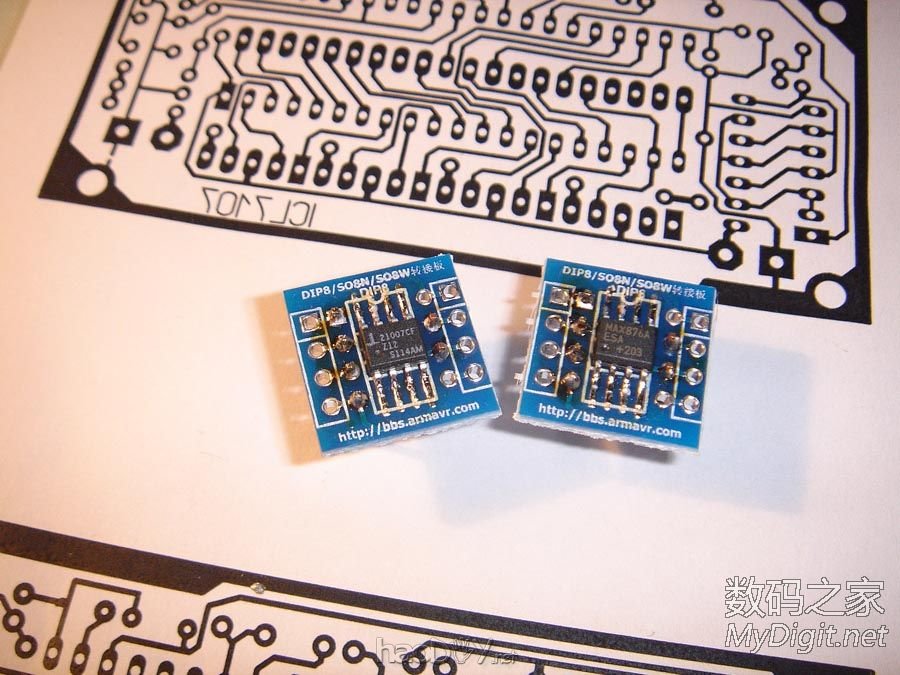 自制三位半数字电压表获得成功(ICL7107方案)