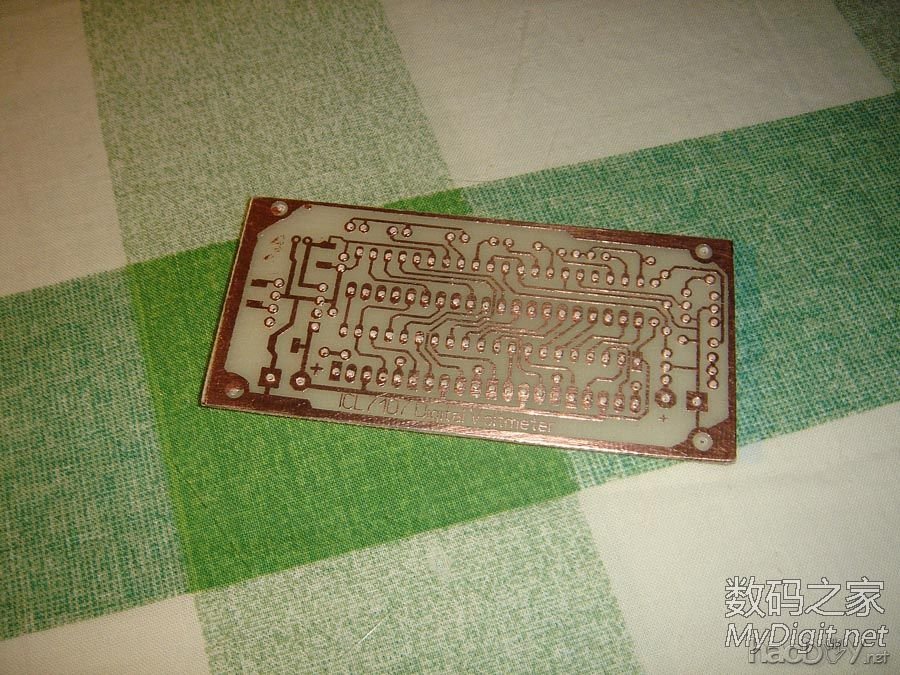 自制三位半数字电压表获得成功(ICL7107方案) 自制三位半数字电压表获得成功(ICL7107方案)