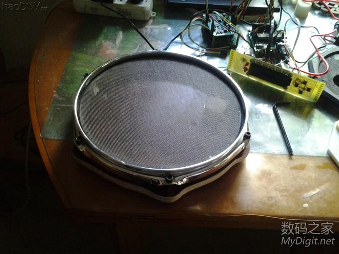 给女儿DIY的电鼓/架子鼓+MIDI触发转换器 给女儿DIY的电鼓/架子鼓+MIDI触发转换器