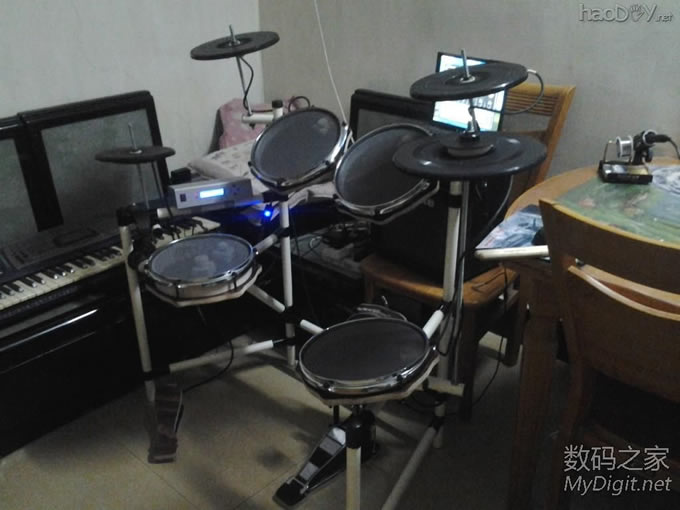 给女儿DIY的电鼓/架子鼓+MIDI触发转换器