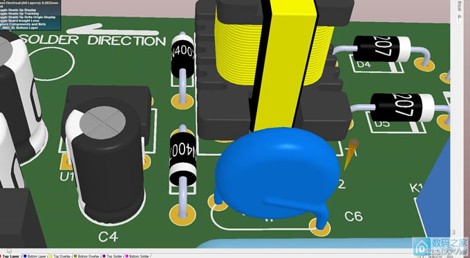 ڸ£Altium 3DԪװ Чޣջ۲