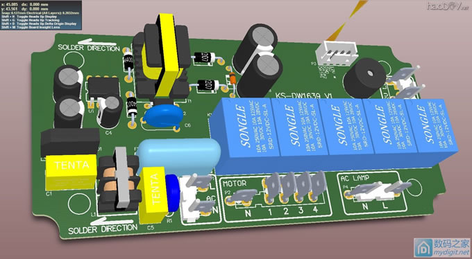 ڸ£Altium 3DԪװ Чޣջ۲