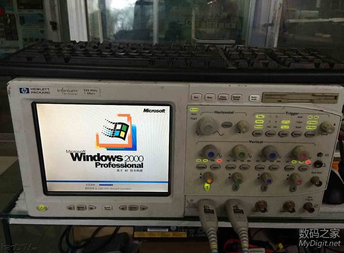 能玩红警的惠普数字示波器!HP54815A拆解+维修RTC+装系统
