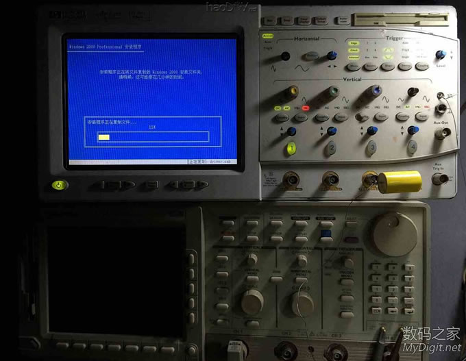 能玩红警的惠普数字示波器!HP54815A拆解+维修RTC+装系统 能玩红警的惠普数字示波器!HP54815A拆解+维修RTC+装系统