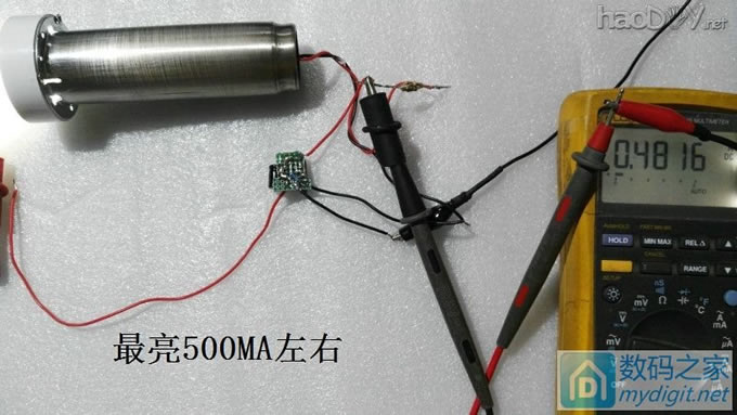 全球唯一款, DIY个基于SGL8022W三段调光的“不锈钢”手电