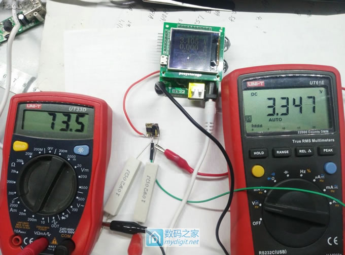 自己做的USB电压电流表供电改造+程序升级 自己做的USB电压电流表供电改造+程序升级