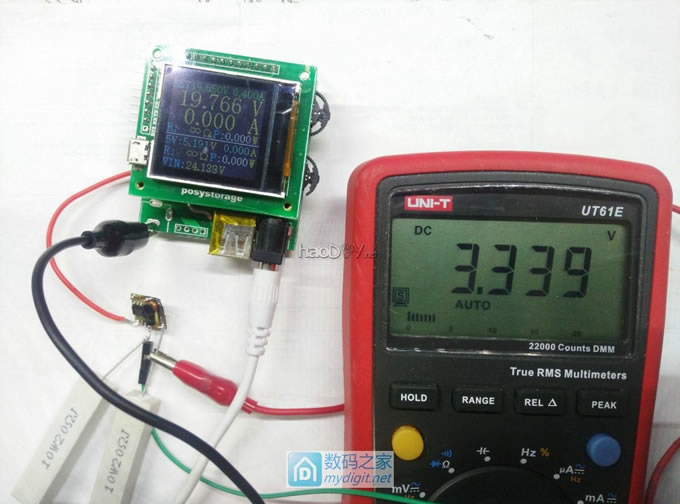 自己做的USB电压电流表供电改造+程序升级 自己做的USB电压电流表供电改造+程序升级