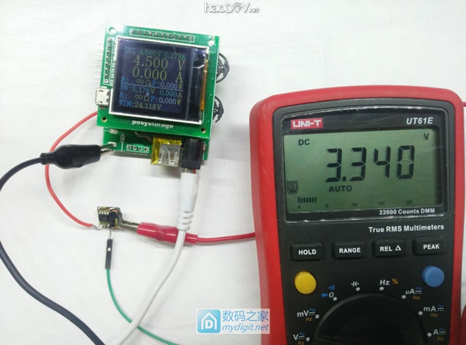 自己做的USB电压电流表供电改造+程序升级 自己做的USB电压电流表供电改造+程序升级