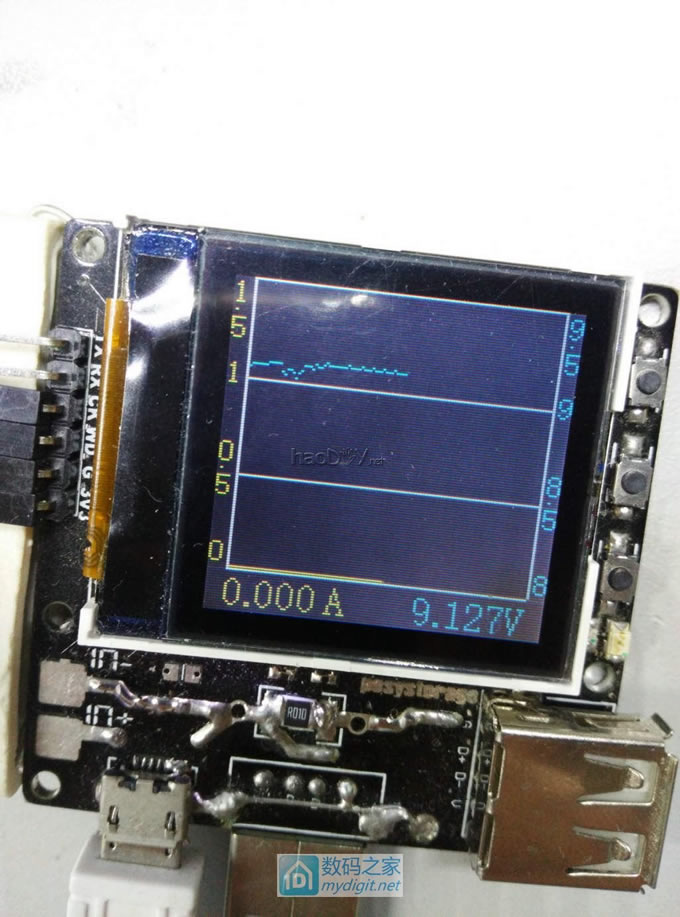 自己做的USB电压电流表供电改造+程序升级