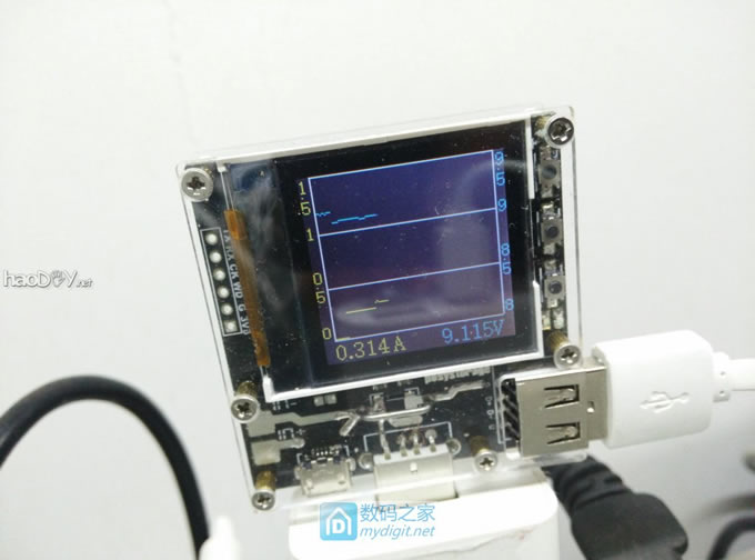 自己做的USB电压电流表供电改造+程序升级