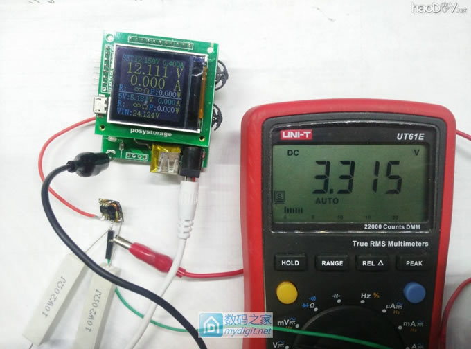 自己做的USB电压电流表供电改造+程序升级 自己做的USB电压电流表供电改造+程序升级