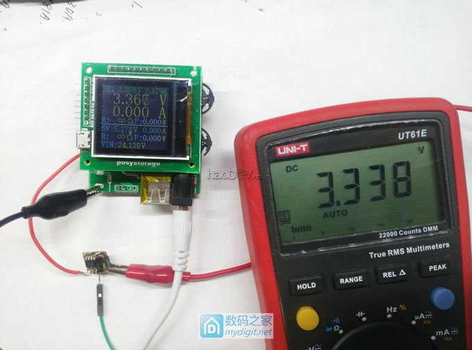 自己做的USB电压电流表供电改造+程序升级 自己做的USB电压电流表供电改造+程序升级