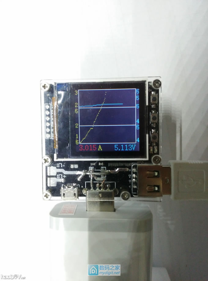 自己做的USB电压电流表供电改造+程序升级