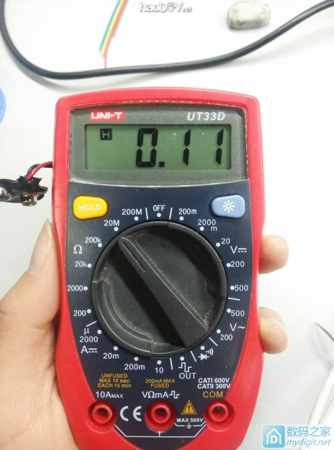 魔改UT33D万用表--锂电供电+自动休眠+摇晃唤醒+背光控制