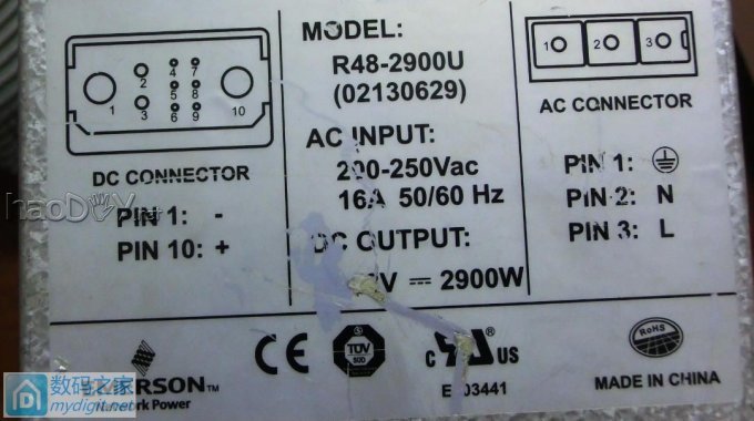 『伟云DIY』铁壳版艾默生R48-2900U电源改可调,加电压电流表和输出接线柱 『伟云DIY』铁壳版艾默生R48-2900U电源改可调,加电压电流表和输