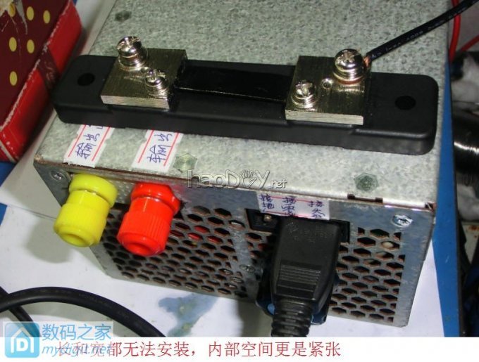 『伟云DIY』铁壳版艾默生R48-2900U电源改可调,加电压电流表和输