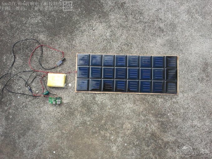 点击查看原图 自己DIY了一个太阳能手机充电器