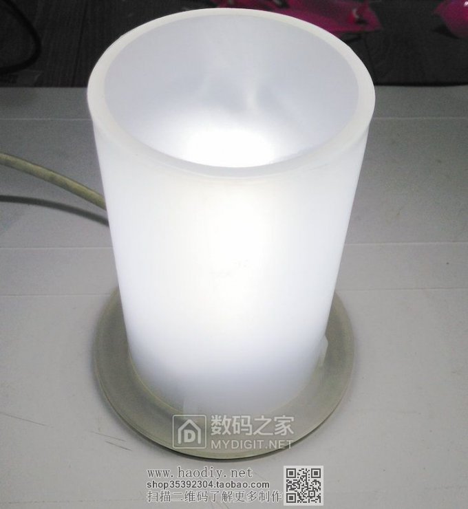 废物利用,一堆鸡肋做了个床头灯