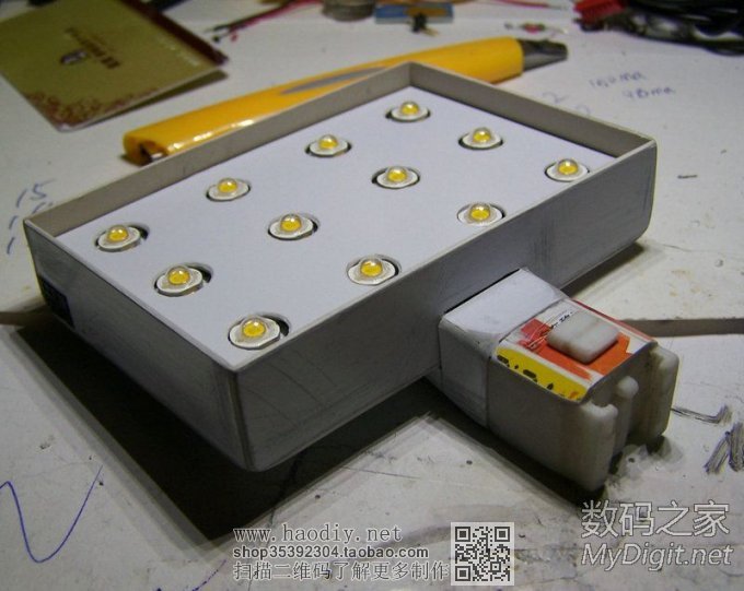 『MM DIY』单反补光灯。图多,墨迹,杀猫。