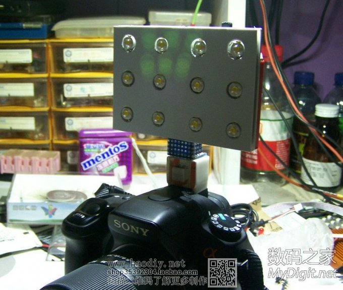 『MM DIY』单反补光灯。图多,墨迹,杀猫。