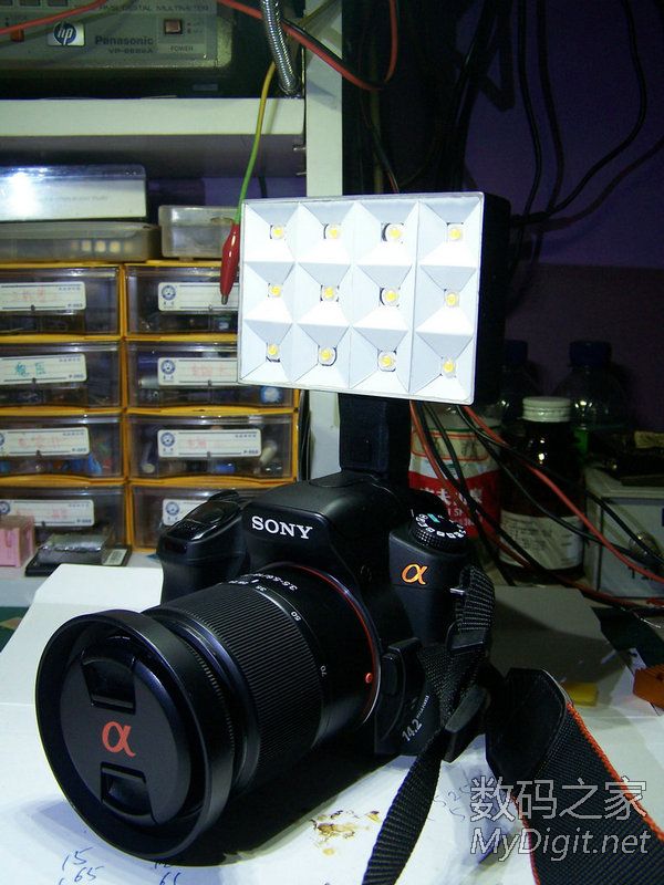 『MM DIY』单反补光灯。图多,墨迹,杀猫。