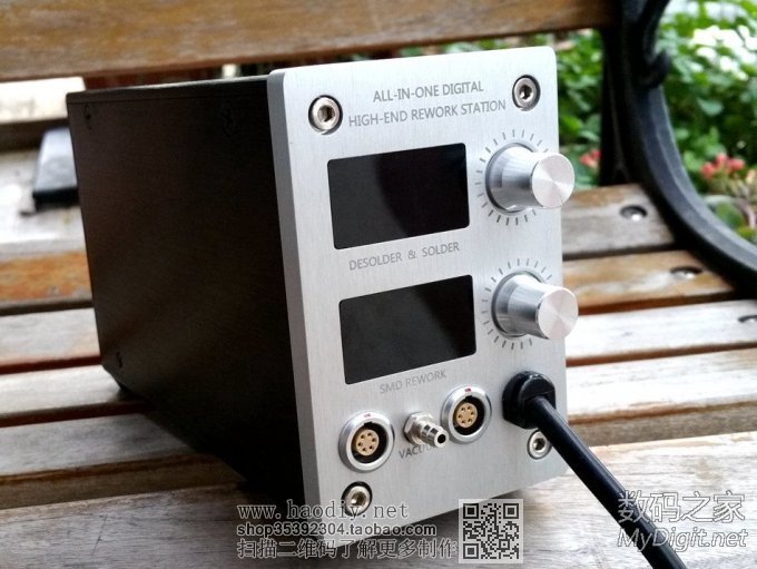 迷你和功能折腾到极致 JBC150W焊台+白光T12&T22焊台+白光吸锡器+热风枪 迷你和功能折腾到极致 JBC150W焊台+白光T12&T22焊台+白光吸锡器+