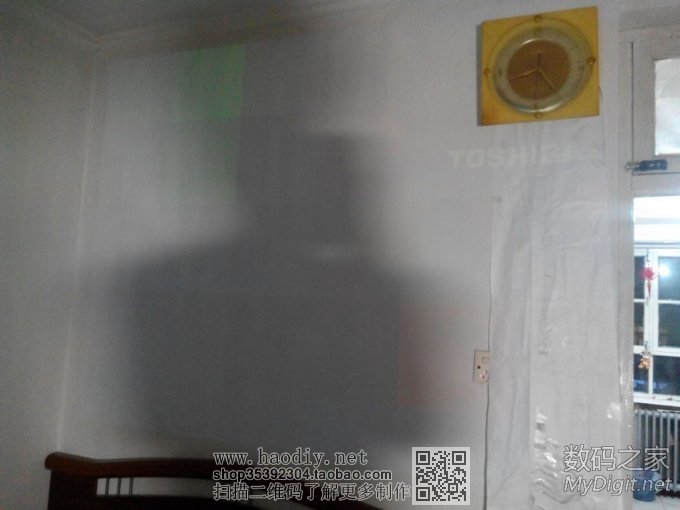 改了个东芝投影仪~灯泡太贵了~用led吧~ 改了个东芝投影仪~灯泡太贵了~用led吧~