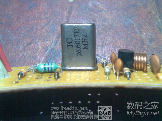 带晶振的简易FM调频发射器 带晶振的简易FM调频发射器,已明显改善音质差与音量小情况,一楼