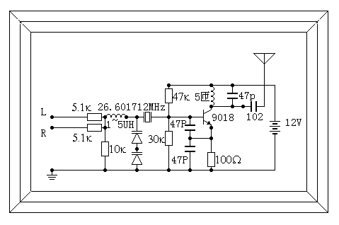 带晶振的简易FM调频发射器,已明显改善音质差与音量小情况,一楼已更新升级版FM电路图 带晶振的简易FM调频发射器,已明显改善音质差与音量小情况,一楼