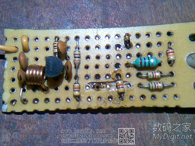 带晶振的简易FM调频发射器,已明显改善音质差与音量小情况,一楼