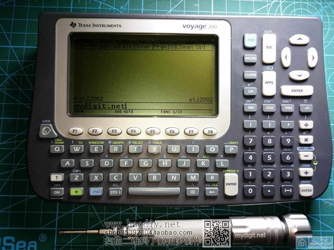 Voyage 200 正面 德州仪器 TI Voyage 200 图形计算器拆机和超频