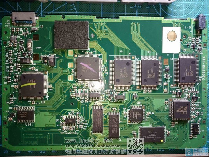 Voyage 200 主板 德州仪器 TI Voyage 200 图形计算器拆机和超频