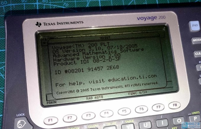 Voyage 200 系统版本 德州仪器 TI Voyage 200 图形计算器拆机和超频