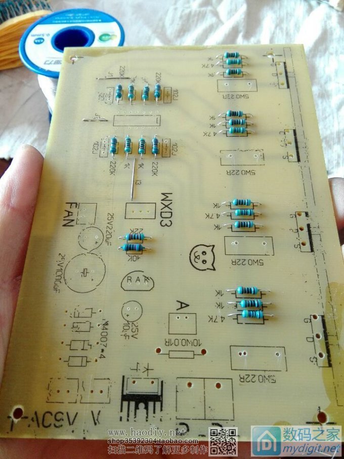 老猫也做了一个LM324N的电子负载
