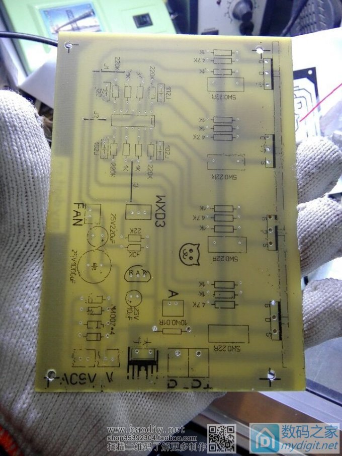 老猫也做了一个LM324N的电子负载